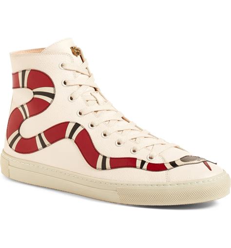 gucci sneakers snake original|Gucci snake high top sneakers.